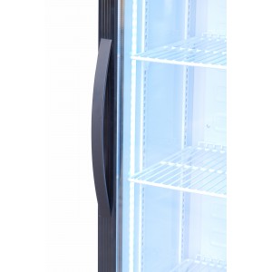 Шкаф холодильный для напитков GoodFood BC160NBW2LED черный-белый
